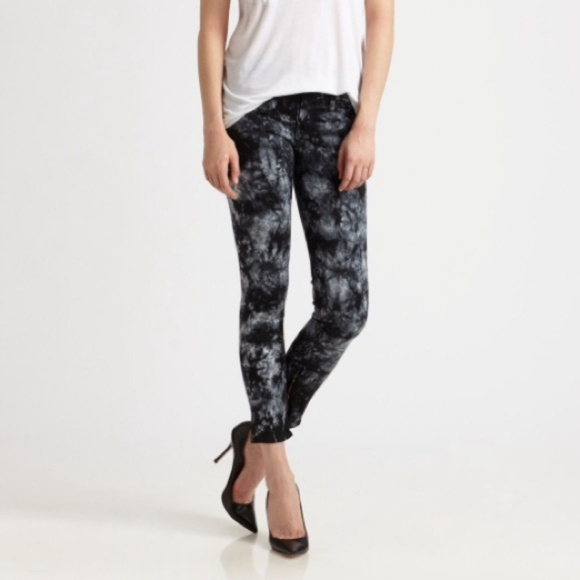 Textile Elizabeth & James Deb Tie Dye Ankle Jeans - Picture 1 of 6